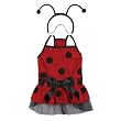 Casual Canine Plush Lady Bug Dog Costume, Large, 20-Inch