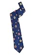 Radiant Woven Tie in navy, gold