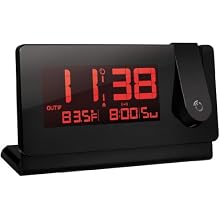 Oregon Scientific RMR391PA Slim Black Line Projection Clock