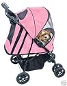 Pet Gear Happy Trails Pet Stroller, Medium, Pink Ice