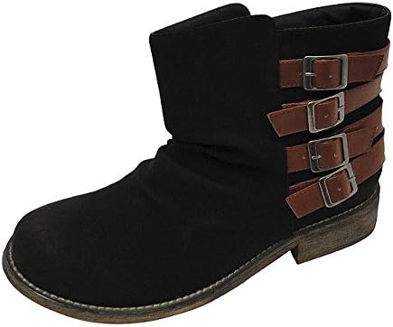 Bucco Capensis Asimo Strap Boot Black Tan Women's Size 11 Display