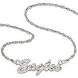 NFL Philadelphia Eagles Sterling Silver Script Necklace