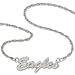 NFL Philadelphia Eagles Sterling Silver Script Necklace