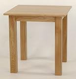 2ft 6 x 2ft 6 Solid Oak Square Dining Table