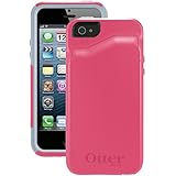OtterBox COMMUTER WALLET SERIES Case for iPhone 5/5s/SE - Retail Packaging - PRIMROSE (BLAZE PINK/POWDER GREY) (Discontinued by Manufacturer)
