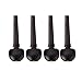 4pcs 1/4 Size Ebony Wooden Violin Fiddle Tuning Peg set Replacement Black
