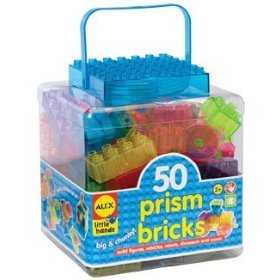 Alex Toys - 50 Neon Big & Chunky Building Brick