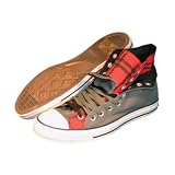 CONVERSE CT Quilted Hi Mens Black Red Sneakers
