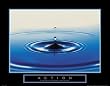 Action - Drop Of Water, Motivational Poster