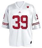 Wisconsin Badgers Men?s Road College Replica Football Jersey By Adidas