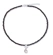 Garnet and pearl choker, 'Land of Love' Garnet and pearl choker, 'Land of Love'
