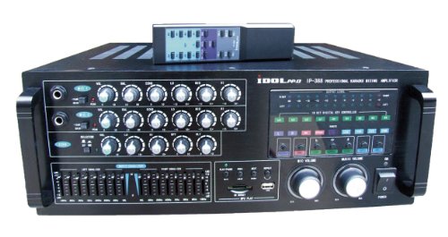 IDOLpro IP-388 600W Professional Karaoke Mixing Amplifier w/ 8 Band Equalizer