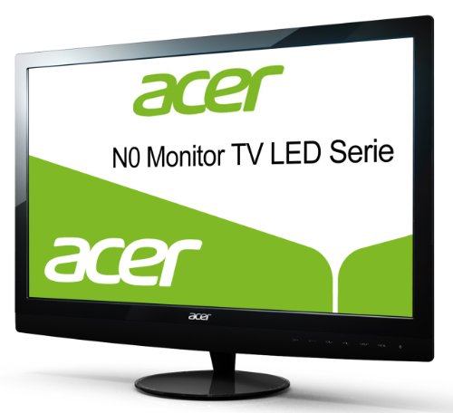 Acer N230HML 58,4 cm (23 Zoll) LED Monitor-TV, Energieeffizienzklasse B (VGA, HDMI, SCART, S-Video, 5ms Reaktionszeit) schwarz