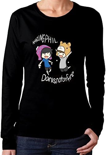 Womens Amazing Phil &amp; Dan Is Not On Fire Funny Tshirts