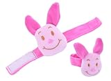 Carter's Baby Multicoloured Teddy Hello Kitty Wrist Rattle (Piglett)