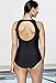 Aquabelle Women's Flower Bomb High-Neck Swimsuit