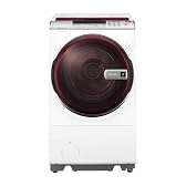 SHARP ドラム式洗濯乾燥機 ホットスチーム レッド系・左開き 洗濯容量10.0kg ES-V510-RL