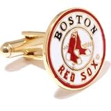 Boston Red Sox Gold Pair of Cufflinks