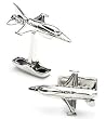 F-16 Fighter Jet Cufflinks - Aviation/Nautical Formal Wear - Cufflinks