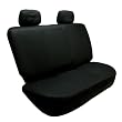 On Sale...... Univerisal 4pcs Bench Car Seat Cover Solid Black