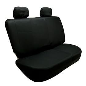 On Sale...... Univerisal 4pcs Bench Car Seat Cover Solid Black