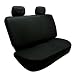 ON SALE.....Univerisal 4pcs Bench Car Seat Cover Solid Black
