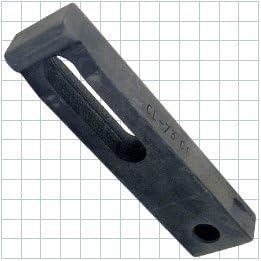 CL-75-CS Tapped-Heel Clamp Strap: Stud Size 1/2-13, Length 6