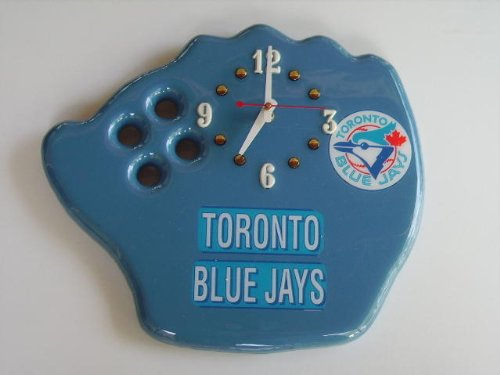 TORONTO BLUE JAYS GLOVE WALL CLOCK
