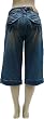 RED PEPPER 7140 Size 28 Women's Culotte Denim Shorts Embroidery Embroidered Distressed