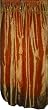 Drapes Idea-silk Sari Curtains-2 Cinnamon Panels India Decor Window Treatment