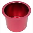 Jumbo Aluminum RED Poker Table Cup Holder