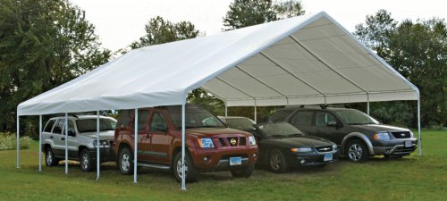 ShelterLogic 30 x 40- Feet Canopy 2-3/8- Inch Frame, White Cover