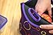 Sprucebay 2 Pc Lunch Bags for Women and Girls - Purple - 2 Piece Set- Great for School Lunches and Meals on the Go -Resuable Insulated Neoprene Keeps Food Cold
