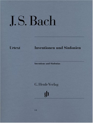 Inventionen und Sinfonien BWV 772-801 (inventions à 2 et 3 voix) 