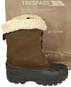 Ladies TRESPASS Brown Insulated Winter Snow Ski Boots 3