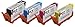 Laser Tek Services 4PK Compatible HP CZ117AL CZ118AL CZ119AL CZ120AL (HP 670XL) High Yield Inkjet Cartridges for the Deskjet Advantage 3525 e-AIO 4615 AIO 4625 e-AIO 5525 e-AIO 6525 e-AIO (1BK, 1C, 1M, 1Y)