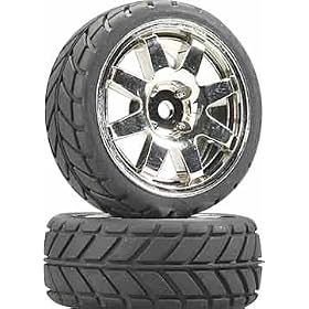 Mounted Wheels, Tires, Chr:NTC3 from Associated Electric Car Kits