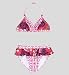 Older Girls Hibiscus Print Bikini