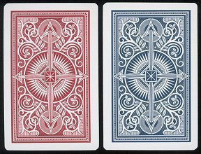 KEM Red/Blue & Black/Gold,Wide, 4 Decks,Regular Index