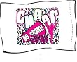 Cheer Megaphone Pillowcase
