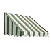 Awntech 3-Feet San Francisco Window/Entry Awning, 31 by 24-Inch, Sage/Linen/Cream
