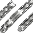 Tungsten Carbide Bracelet with satin brushed center Length: 8.5" Width: 14mm Weight58g Tungsten Carbide Bracelet with satin brushed center Length: 8.5" Width: 14mm Weight58g