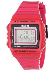 Casio Unisex W215H-4A Classic Digital Stop Watch