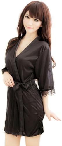 Top Black Friday TM Womens Robe Bathrobes Sleepwear sexy lingerie hot blue Nightdress Fancy Babydoll Costume