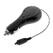 Retractable Rapid Car Charger with IC Chip for Sprint, Verizon Palm 690 Centro Smartphone