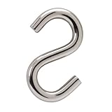 Crown Bolt 62667 3-Inch Stainless Steel S-Hook, Silver, 2-Pack