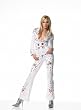 Hand Jeweled V Cut Elvis Jumpsuit