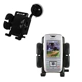 Samsung SCH-R400 Flexible Car Windshield Holder - Gomadic Brand