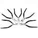 4 Chain Round Flat Bent Nose Pliers Tools Set New