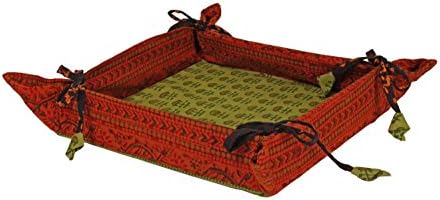 Mothers Day Gift Key Coin Wallet Desk Organizer Valet Tray Handcrafted Fabric Holder